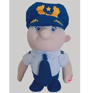Daron Pilot Captain Plush Doll 9" Airline Aviation Uniform   Fast mover!